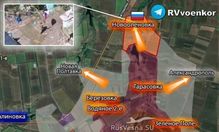 Мапа сукоба на Константиновском правцу фронта Мапа сукоба на Константиновском правцу фронта
